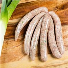 Pork Sausages with Leek (pack of 6)