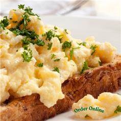 Scrambled Egg & Cheese on Toast - large