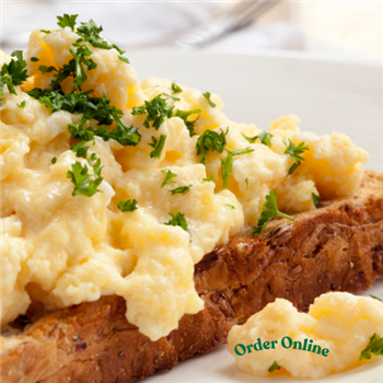 Scrambled Egg & Cheese on Toast - large