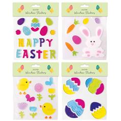 Easter Gel Window Stickers