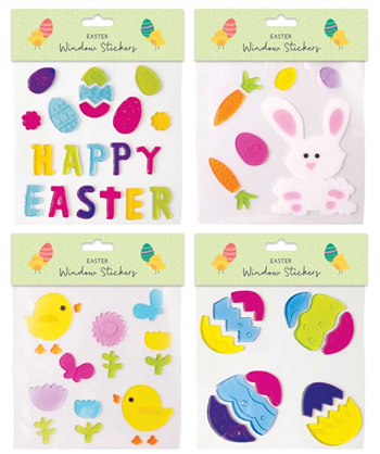 Easter Gel Window Stickers