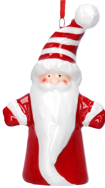 Candy Stripe Santa