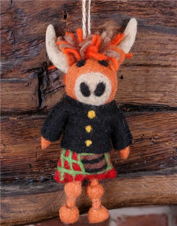 Hamish the Highland Cow decoration