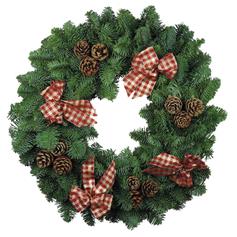 Highlander Christmas Wreath - 8"