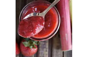 Strawberry & Rhubarb Jam, 220g