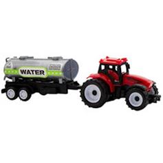 Tractor & Water Trailer - green or red