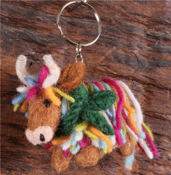 Hughie the Highland Cow keyring