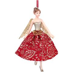 Christmas Arts & Crafts Fairy, red